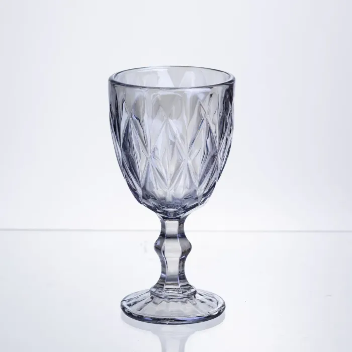 Набір келихів столових Diamond Blue 6 штук по 300 мл HP-19-275 прозорий келих для шампанського коктейлів (HP-19-275) - зображення 1