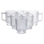 Набір чашок 6 шт для чаю та кави Goblet по 300 (мл) кружки скляні HP-19-L8 (HP-19-L8)