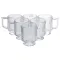 Набір чашок 6 шт для чаю та кави Goblet по 300 (мл) кружки скляні HP-19-L8 (HP-19-L8)