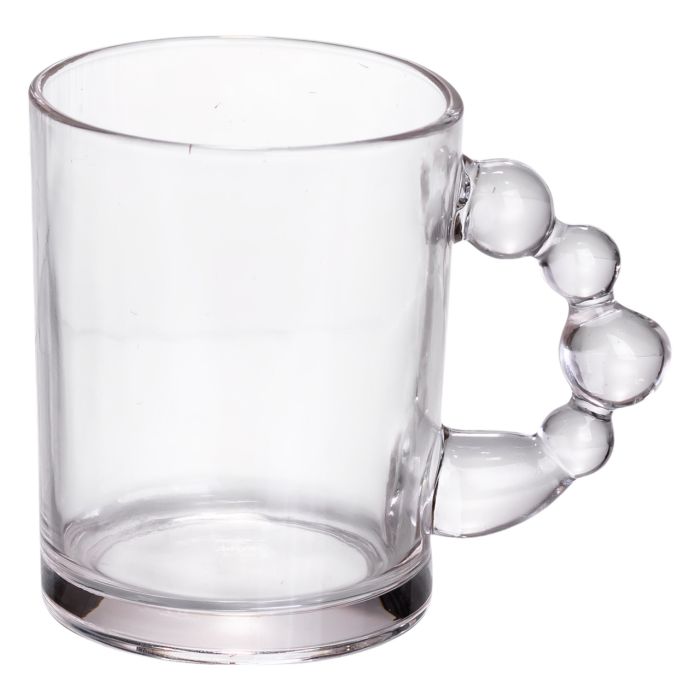 Набір чашок 6 шт для чаю та кави по 350 (мл) кружки скляні Прозорі HP-19-ZD-1 (HP-19-ZD-1) - зображення 2