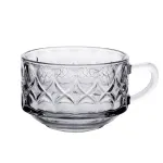 Набір прозорих чашок 6 шт 270 мл скляних для чаю, для кави (HP-YH-11)