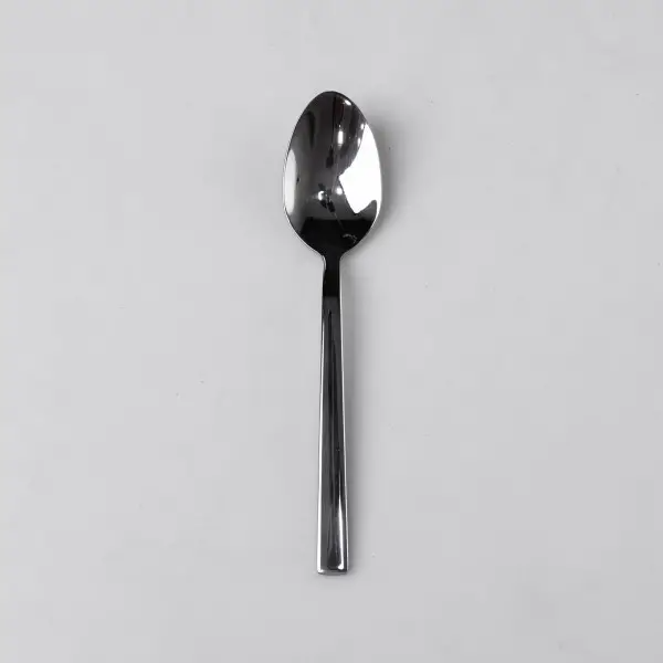 Набір чайних ложок 6 штук із нержавіючої сталі 14.5 см сріблясті ложки чайні посуд нержавійка десерт кава HP-16978-18 (HP-16978-18) - изображение 2