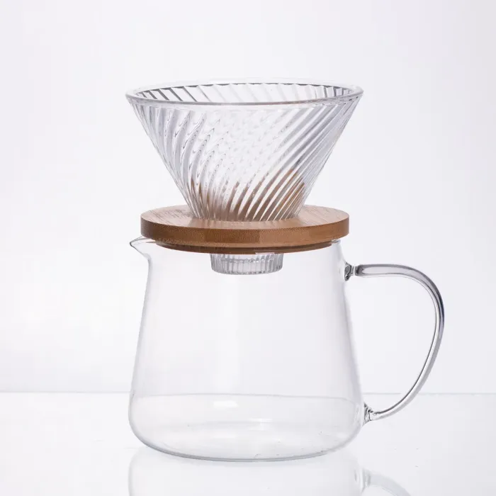 Набір для кави скляний заварник та пуровер 600 мл 64486-29 (64486-29) - изображение 1