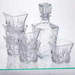 Набір для напоїв графин та 6 склянок для напоїв із товстого скла прозорий 64486-26 (64486-26)