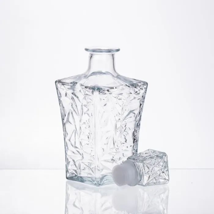 Набір для напоїв графин та 6 склянок для напоїв із товстого скла прозорий 64486-26 (64486-26) - зображення 6