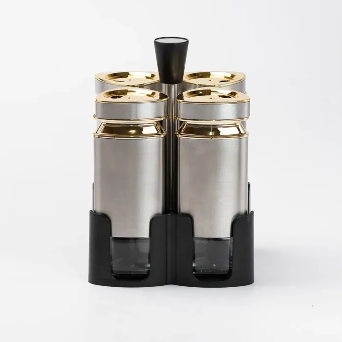 Набор для специй 4 емкости по 120 мл на подставке (HP1324) - изображение 2