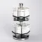 Набір для спецій на підставці 12 шт. 120 мл карусель для спецій Білий (HP-1315)