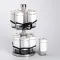 Набір для спецій на підставці 12 шт. 120 мл карусель для спецій Білий (HP-1315)