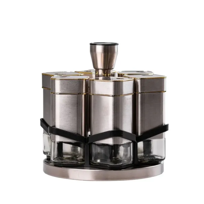 Набор для специй на подставке 6 предметов по 120 мл (HP531T1025J) - изображение 6