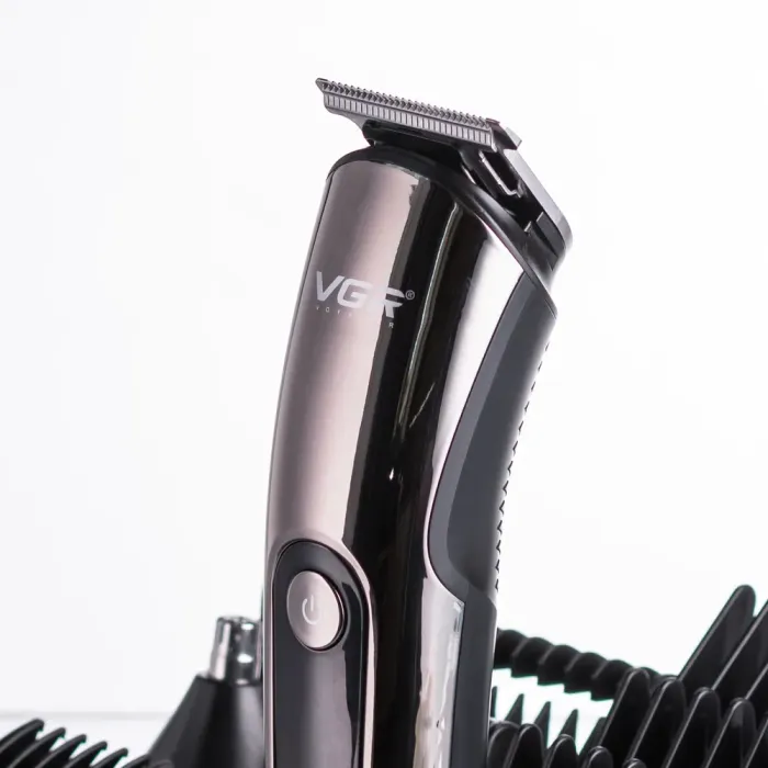 Набір для стрижки волосся 5 в 1 машинка, триммер та бритва Vgr V-107 (HP-V-107) - зображення 7
