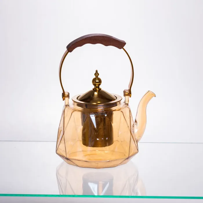 Набір для заварювання чаю зі скляним чайником та 6 чашок 64486-39 (64486-39) - зображення 2