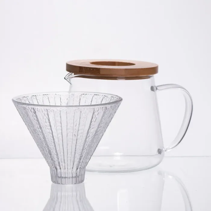 Набір заварювання для кави скляний заварник та пуровер 600 мл 64486-28 (64486-28) - зображення 2
