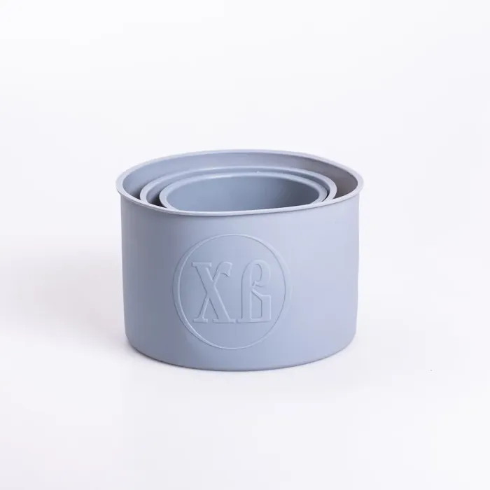 Набір форм для випічки паски силіконові 3 шт 1.7 л, 1 л, 0.6 л форми для паски Сірі (HP-35-555G) - изображение 2