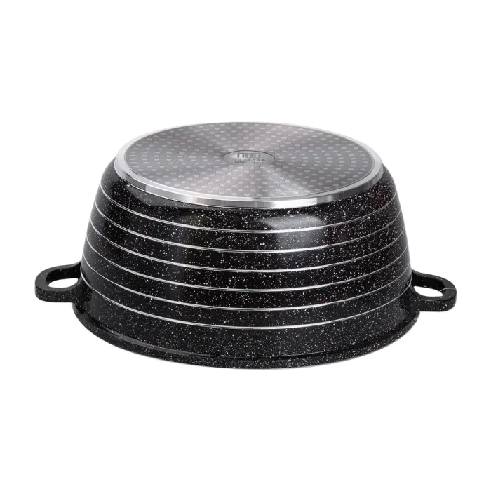 Набор кастрюль MGC 2,5/4/5/7/9 л с мраморным антипригарным покрытием черный (HP-4-411B) - изображение 3