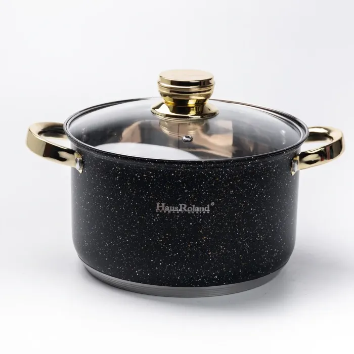 Набор кастрюль из нержавеющей стали 3 штуки с крышками 5.1(л) 3.9(л) 2.9(л) с толстым дном (HP33524) - изображение 5