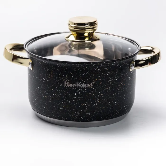 Набор кастрюль из нержавеющей стали 3 штуки с крышками 5.1(л) 3.9(л) 2.9(л) с толстым дном (HP33524) - изображение 6