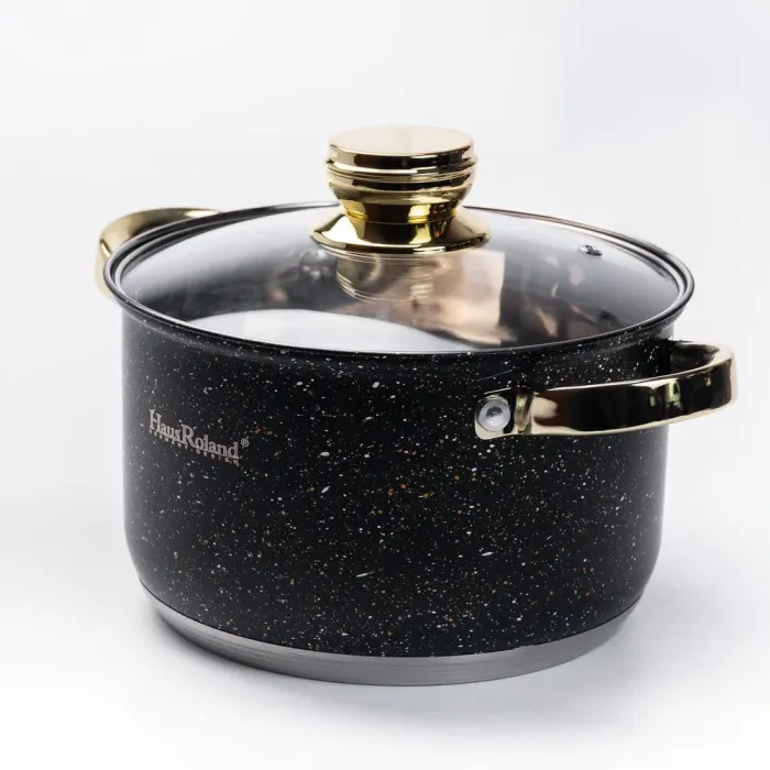 Набор кастрюль из нержавеющей стали 3 штуки с крышками 5.1(л) 3.9(л) 2.9(л) с толстым дном (HP33524) - изображение 8