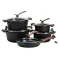 Набор кастрюль с антипригарным покрытием сковорода с крышкой из жаропрочного стекла