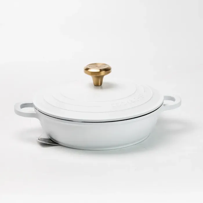 Набор кастрюль с крышками и алюминиевые сковорода с белым антипригарным покрытием. (HP33529W) - изображение 2