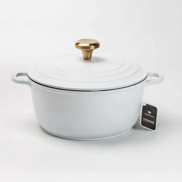 Набор кастрюль с крышками и алюминиевые сковорода с белым антипригарным покрытием. (HP33529W) - изображение 4