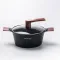 Набор кастрюль с крышками и сковорода с антипригарным черным покрытием (HP33531B)