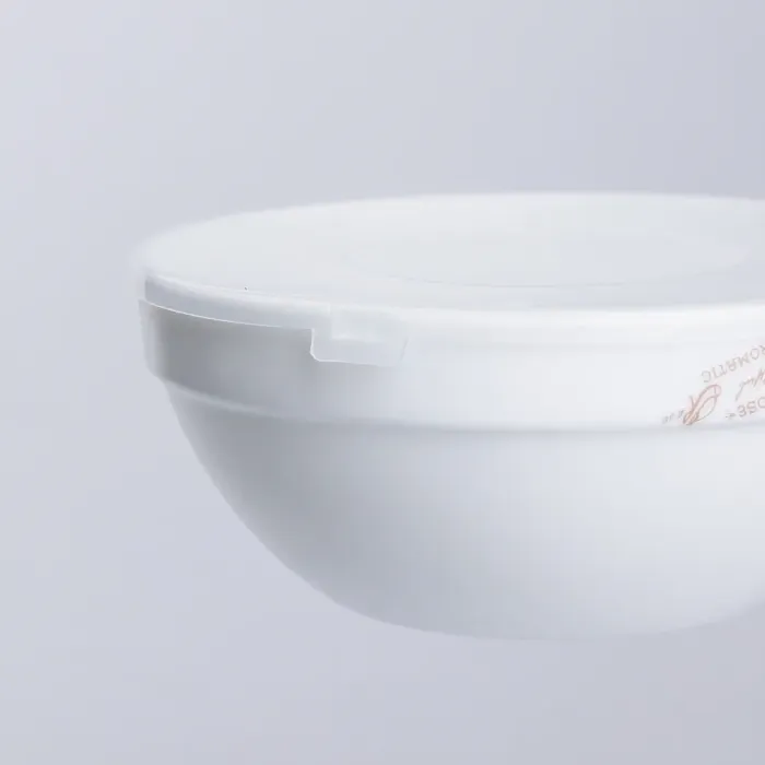 Набор керамических пищевых контейнеров 4 шт салатники с крышками (HP-7-713) - изображение 4