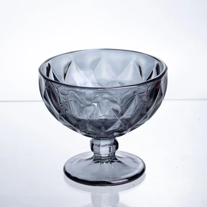 Набір креманок Fractal 6 штук по 300 мл HP-19-271 прозора креманка для десертів йогуртів морозива (HP-19-271) - зображення 2