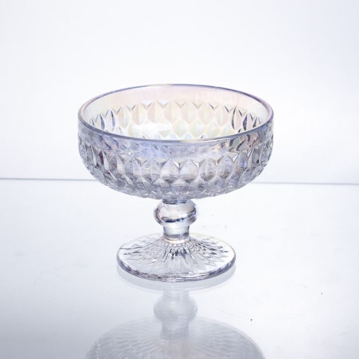 Набір креманок на ніжці 6 штук із товстого скла rainbow HP-19-257 (HP-19-257) - зображення 2