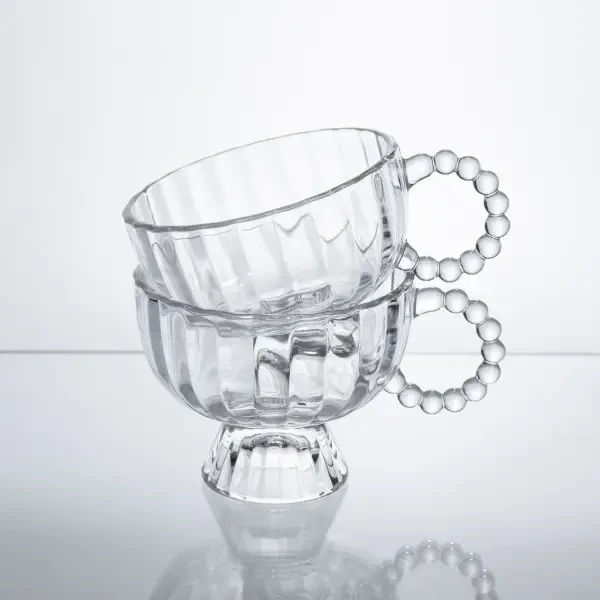 Набір креманок на ніжці Sundae Dish 2 штуки по 300 мл з ручкою HP-17-14 (HP-17-14) - изображение 4