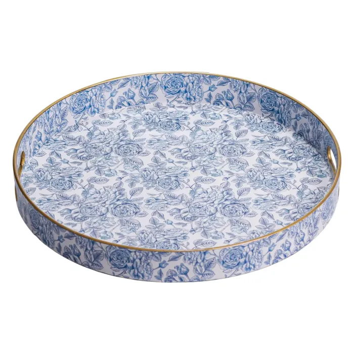 Набір круглих підносів для подачі їжі 2 (шт) Ø32.5 / 37 (см) HP-HK-17 (HP-HK-17) - зображення 2