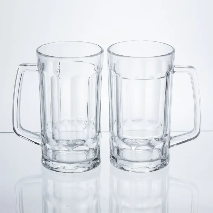 Набір кухлів для пива Beer Stein скляних 2 штуки по 530 мл HP-17-60 (HP-17-60) - зображення 1