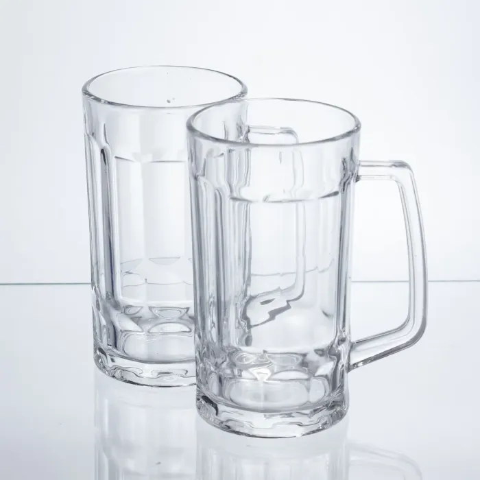 Набір кухлів для пива Beer Stein скляних 2 штуки по 530 мл HP-17-60 (HP-17-60) - зображення 3