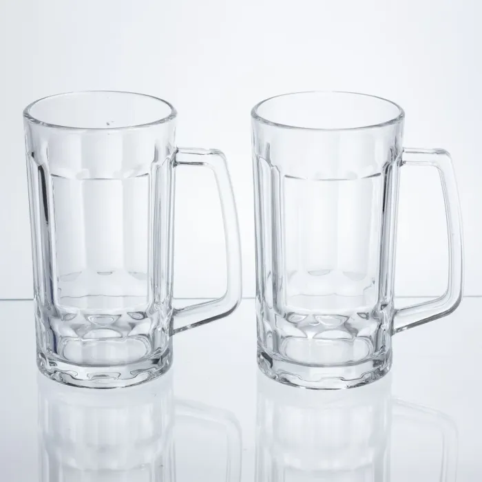 Набір кухлів для пива Beer Stein скляних 2 штуки по 530 мл HP-17-60 (HP-17-60) - зображення 4