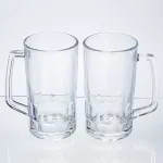 Набір кухлів для пива Patterned Stein скляних 2 штуки по 530 мл HP-17-61 (HP-17-61)
