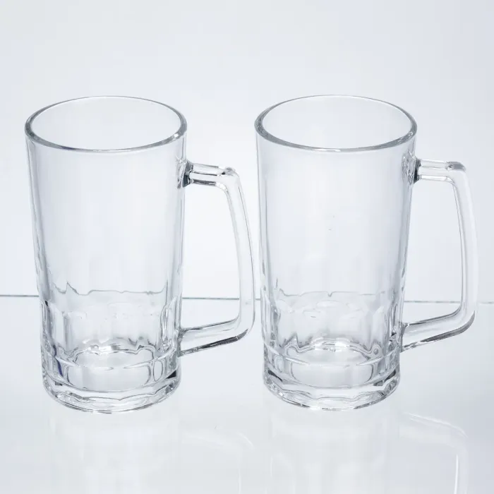 Набір кухлів для пива Patterned Stein скляних 2 штуки по 530 мл HP-17-61 (HP-17-61) - зображення 3