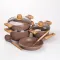 Набір посуду MGC із 6 предметів 1,9/3/3,2/5,3 л з антипригарним покриттям коричневий (HP-4-401CO)