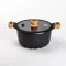 Набор посуды MGC из 8 предметов 1,9/2/3/3,2/5,3 л с антипригарным покрытием черный (HP-4-404B)