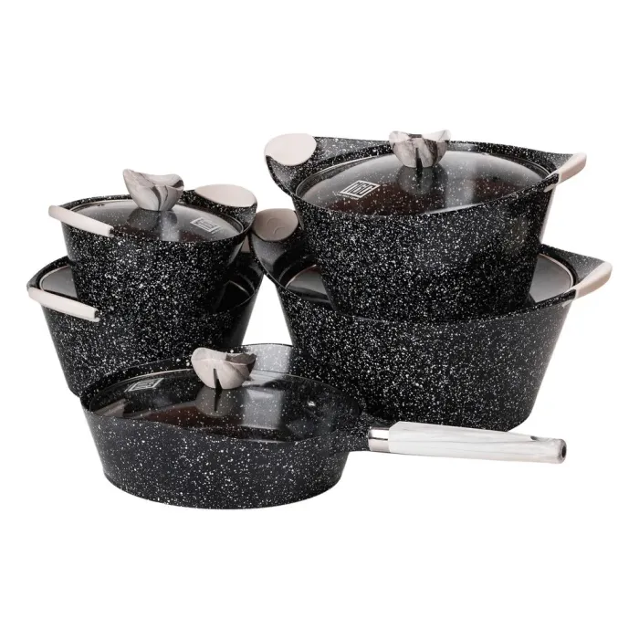 Набір посуду з 5 предметів, алюміній, товсте дно MGC (HP-4-409) - зображення 1