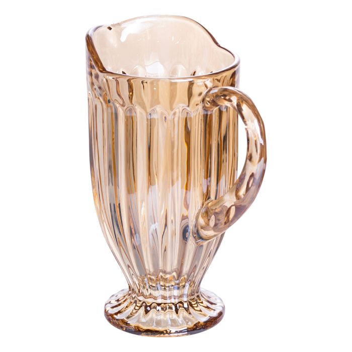 Набір глечик 1 л зі склянками 6 (шт) по 300 мл для напоїв, лимонадів, соку, води, мохіто Прозорий HP-19-2080GLD (HP-19-2080GLD) - изображение 3