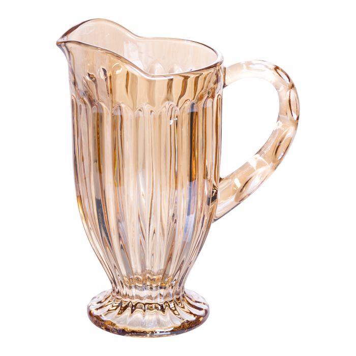 Набір глечик 1 л зі склянками 6 (шт) по 300 мл для напоїв, лимонадів, соку, води, мохіто Прозорий HP-19-2080GLD (HP-19-2080GLD) - изображение 5