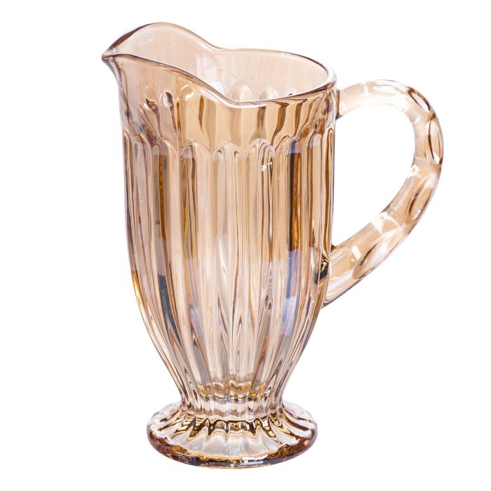 Набір глечик 1 л зі склянками 6 (шт) по 300 мл для напоїв, лимонадів, соку, води, мохіто Прозорий HP-19-2080GLD (HP-19-2080GLD) - изображение 6