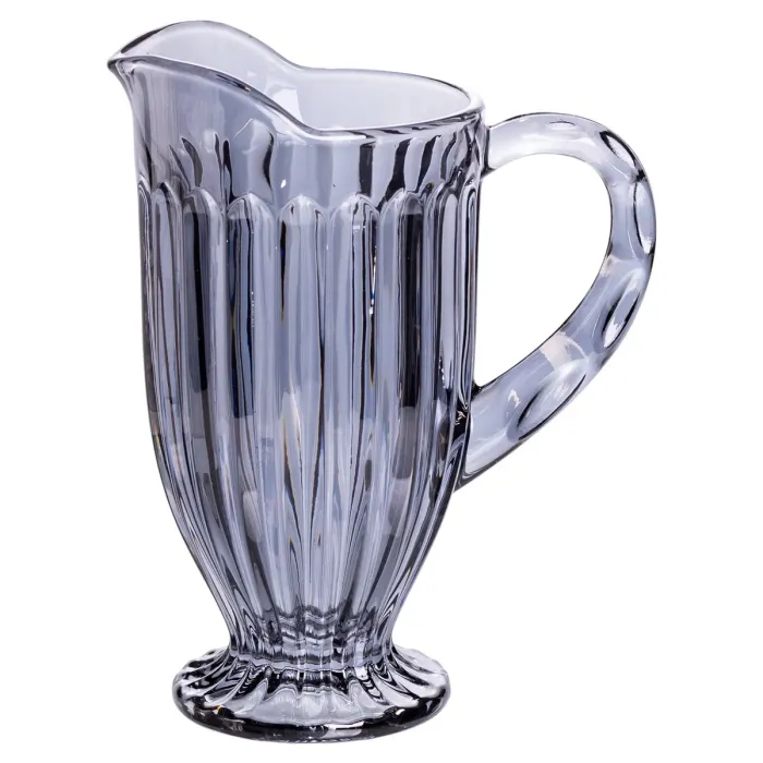 Набір глечик 1 л зі склянками 6 (шт) по 300 мл для напоїв, лимонадів, соку, води, мохіто Сірий HP-19-2080G (HP-19-2080G) - изображение 3