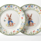 Набір обідніх тарілок пасхальних Garden Rabbits порцелянові 25 см HP-7323-5 (HP-7323-5)
