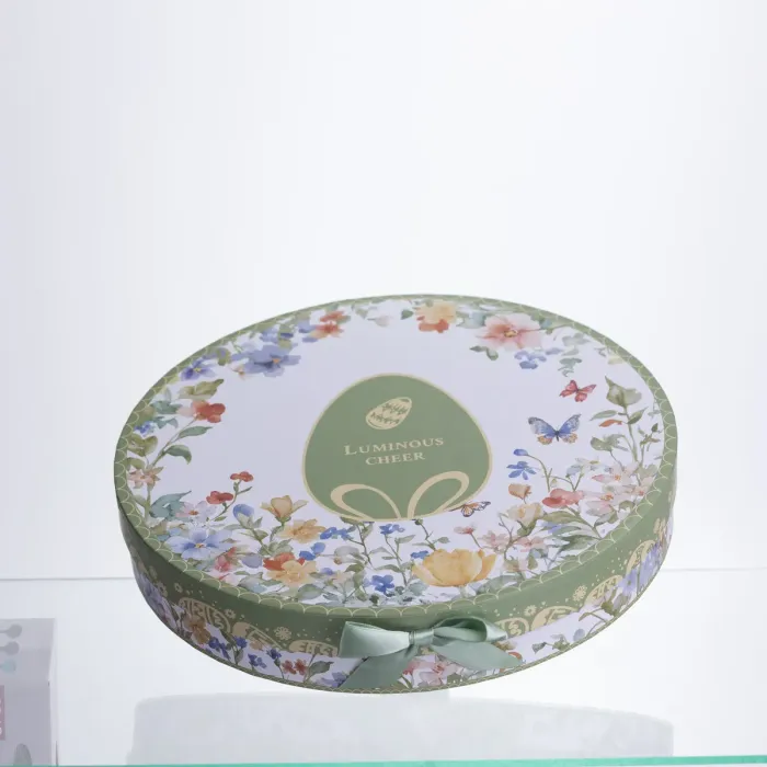 Набір обідніх тарілок пасхальних Garden Rabbits порцелянові 25 см HP-7323-5A (HP-7323-5A) - зображення 4