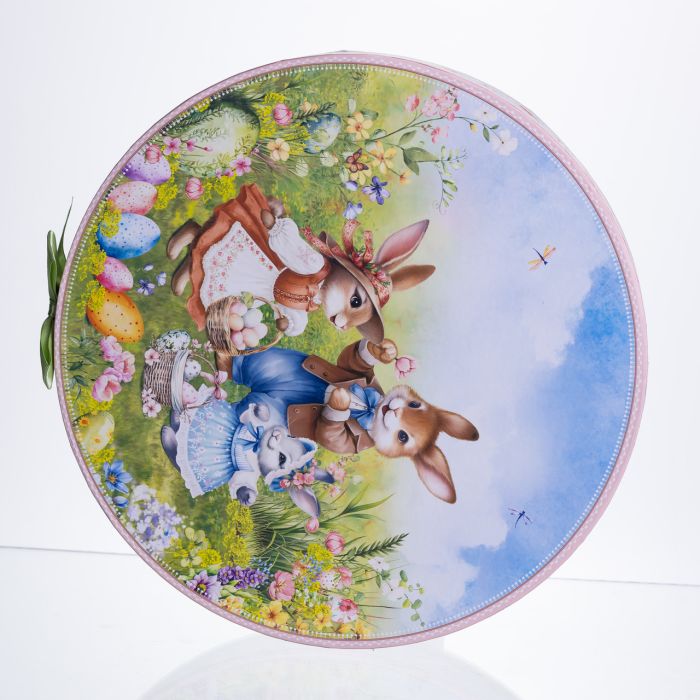 Набір обідніх тарілок Rabbit Family порцелянових  2штуки 25см  HP-7323-10  (HP-7323-10) - зображення 4