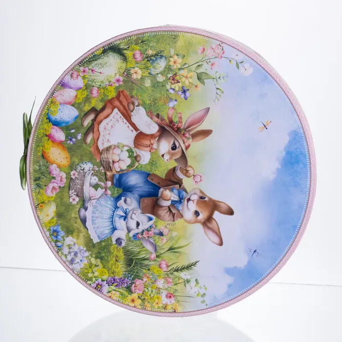 Набір обідніх тарілок Rabbit Family порцелянових  2штуки 25см  HP-7323-10  (HP-7323-10) - зображення 4