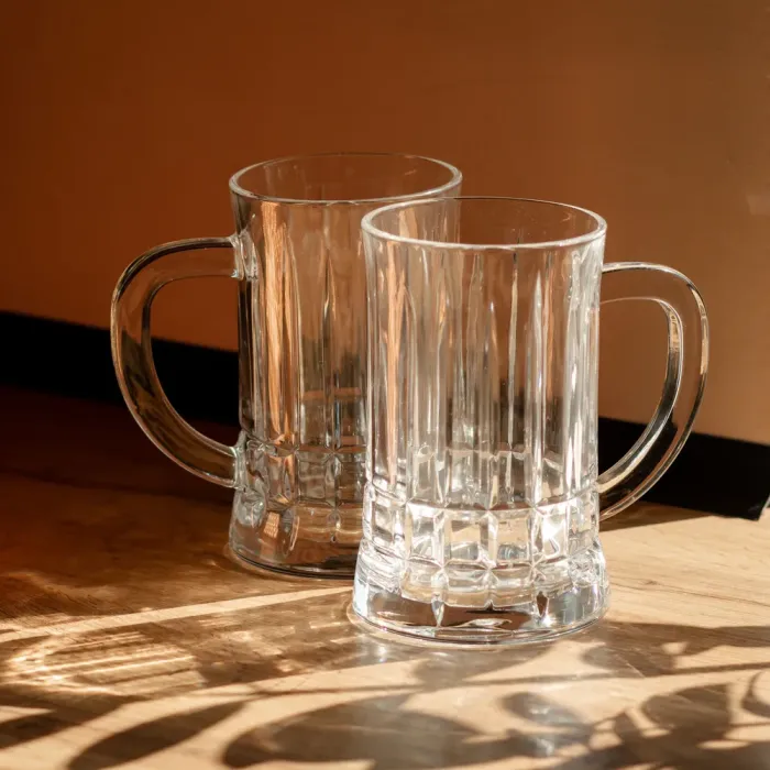 Набір пивних келихів 2 шт 530 мл зі скла HP-19-144 (HP-19-144) - зображення 5