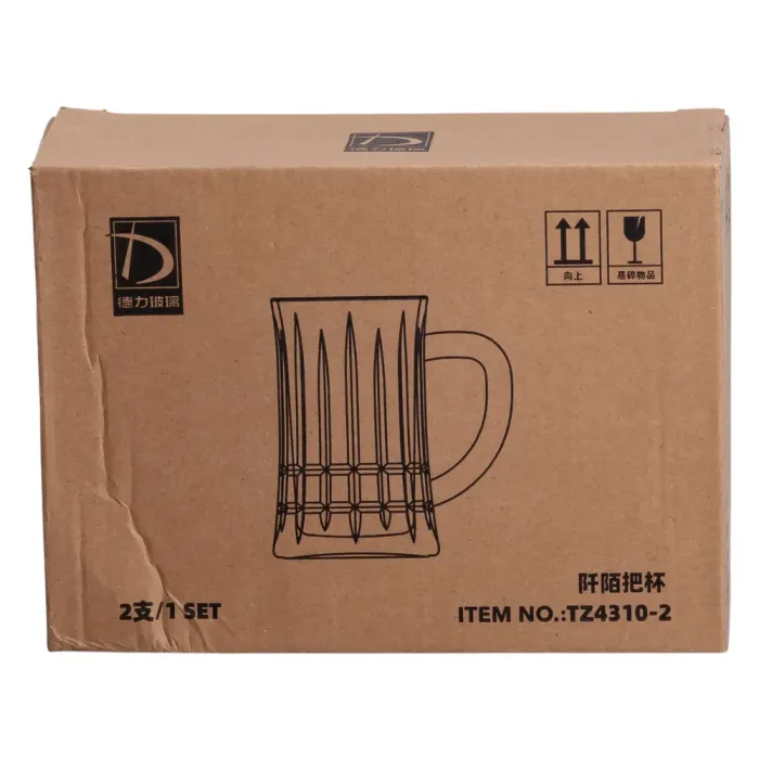 Набір пивних келихів 2 шт 530 мл зі скла HP-19-144 (HP-19-144) - зображення 6