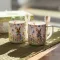 Набір подарункових чашок порцелянових Garden Rabbits 2 штуки по 300 мл із ложками HP-7323-3 (HP-7323-3)