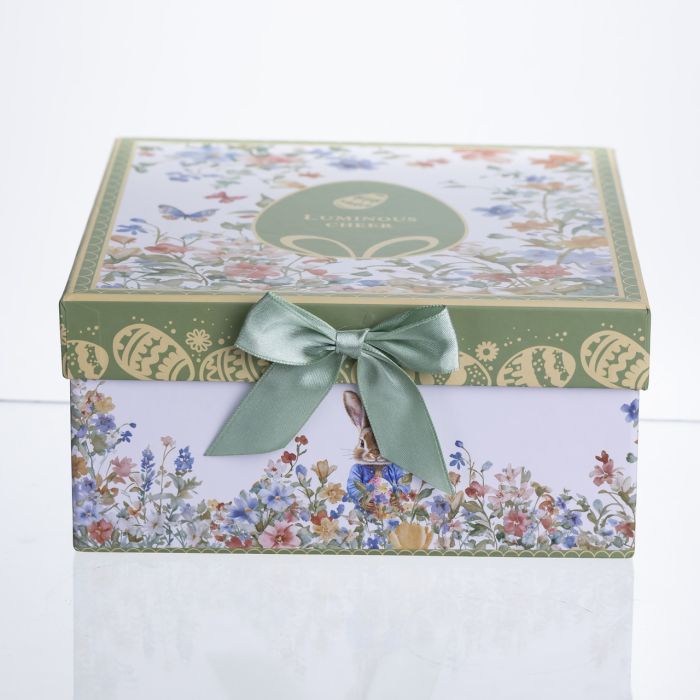 Набір подарункових чашок порцелянових Garden Rabbits 2 штуки по 300 мл із ложками HP-7323-3 (HP-7323-3) - зображення 7